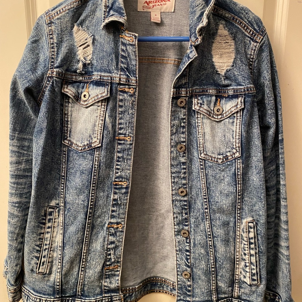 Arizona Blue Distressed Denim Jacket
